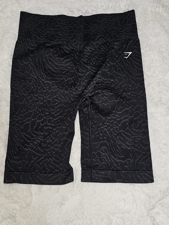Gymshark Pants - Gymshark Black Seamless Patterned Biker Shorts XXL